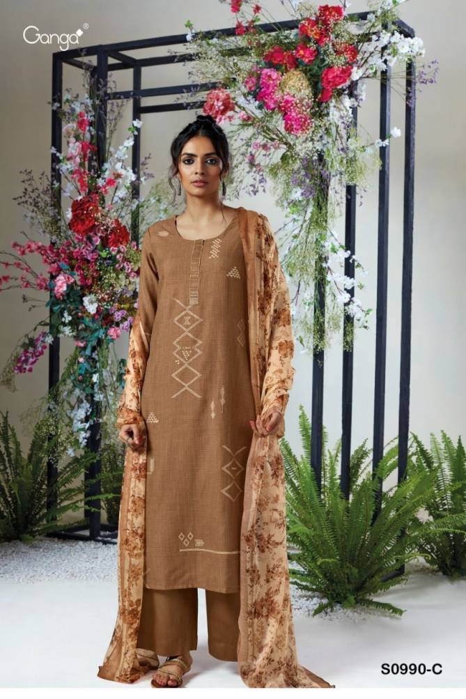 Livia S0990 By Ganga Colors Designer Salwar Suit Catalog